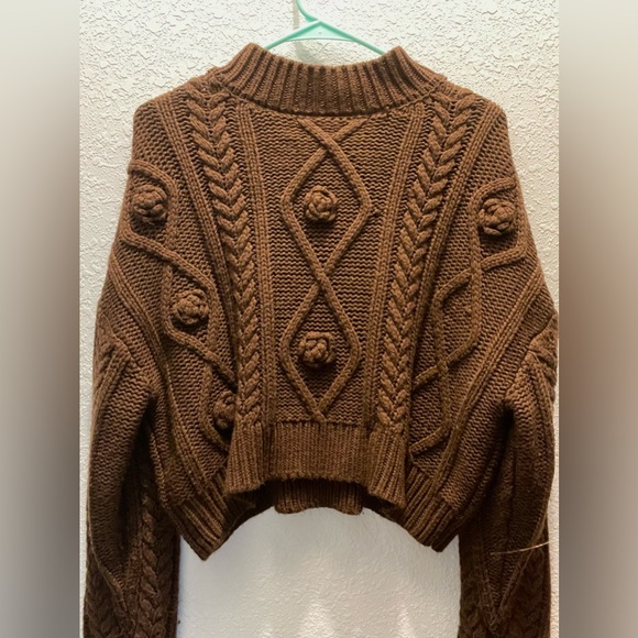 Cropped Fall Sweater - Picture 1 of 2